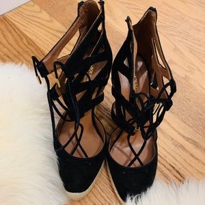 Aquazzura belgravia espadrilles wedges